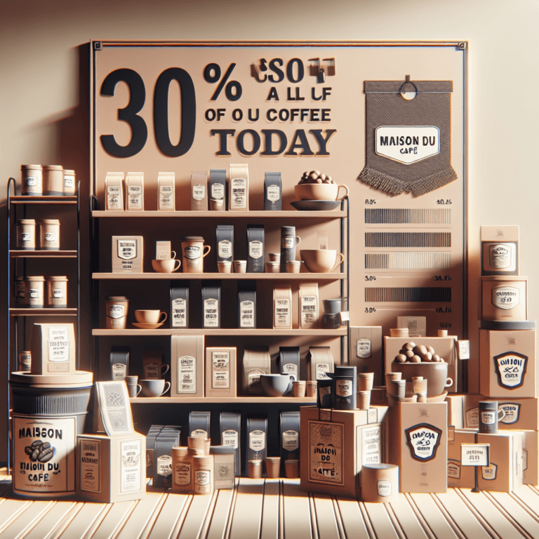Astăzi 30% reducere la orice sortiment de cafea Maison du Cafe (P)