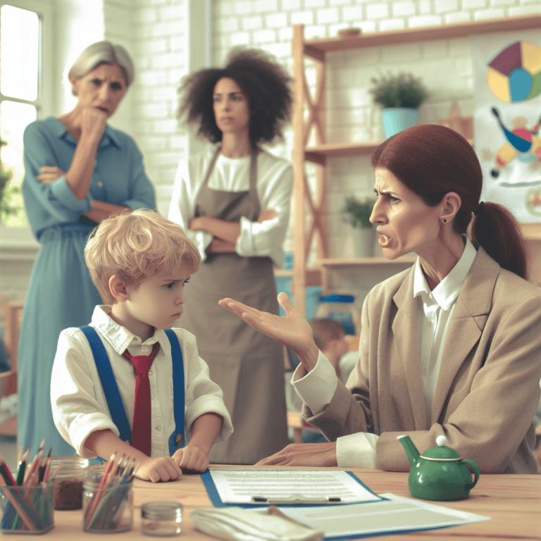 Ingrijitoarea de la gradinita a fost lovita de mama copilului.