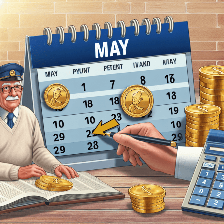 Plata în avans a pensiilor pentru luna mai.