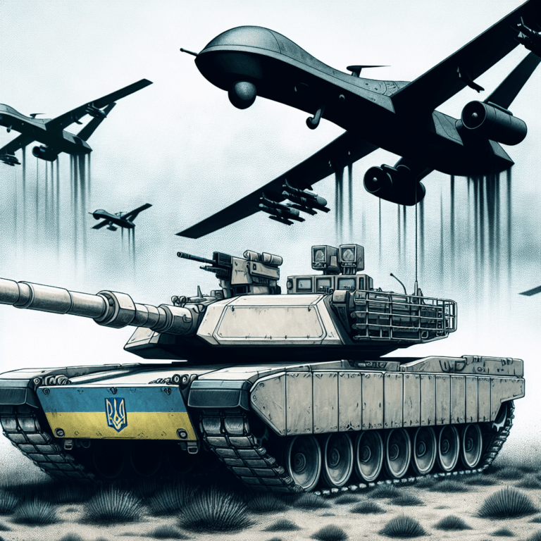 Tancurile Abrams donate de americani nu sunt folosite de ucraineni din cauza dronelor rusești.