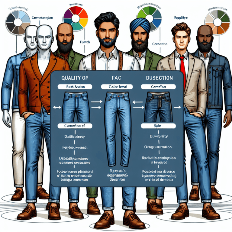 Când cumperi blugi pentru bărbați, ţine cont de: