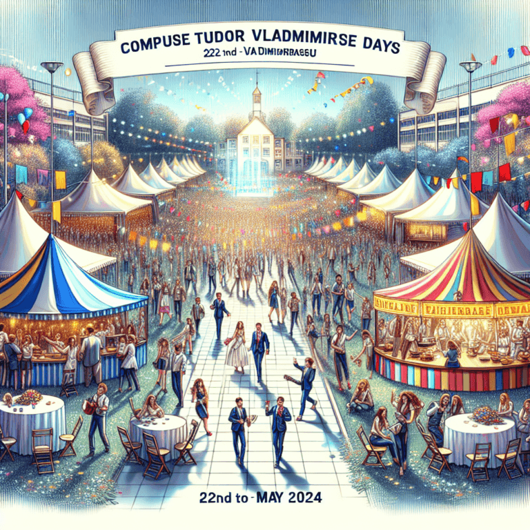 Eveniment: „Zilele Campusului Tudor Vladimirescu”, 22-24 mai 2024