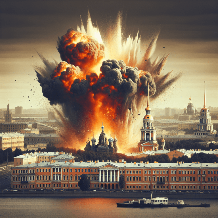 Explozie la Academia Militară din Sankt Petersburg