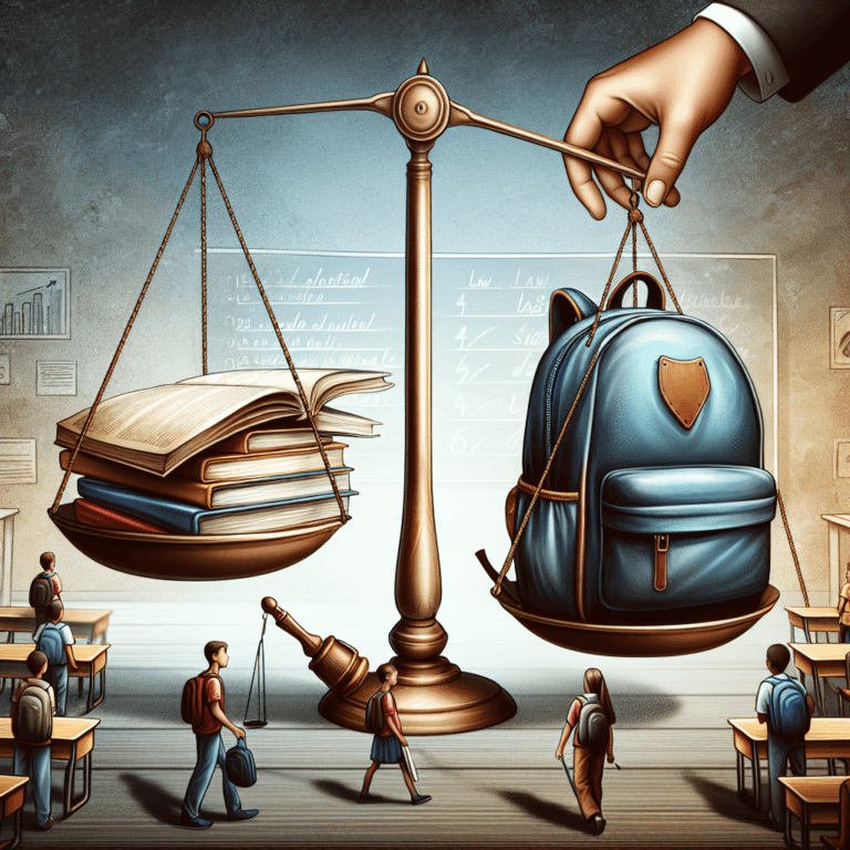 Legea privind reducerea greutății ghiozdanelor elevilor.