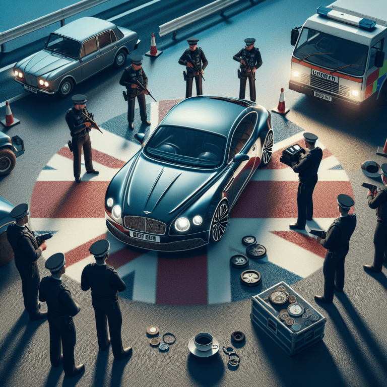 Masina de lux furata din Marea Britanie, gasita de politistii de frontiera in trafic.