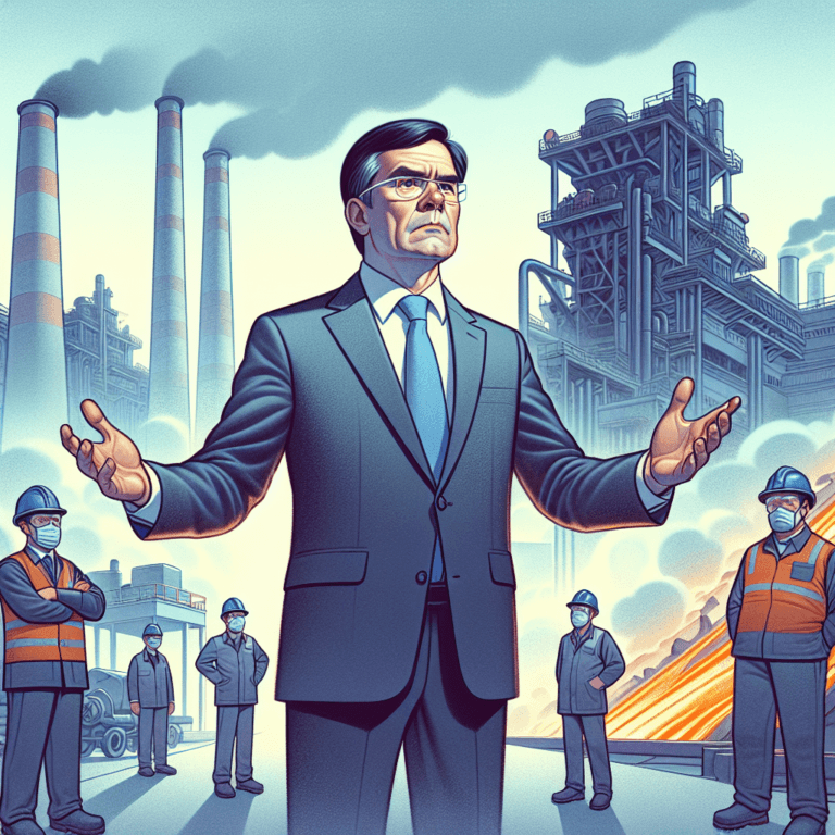 Ministrul german al economiei apără investițiile în combinate siderurgice.