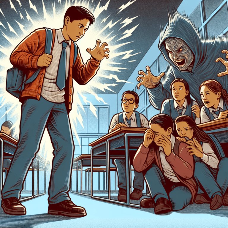 Un elev din Cluj terorizează colegii și îi amenință.