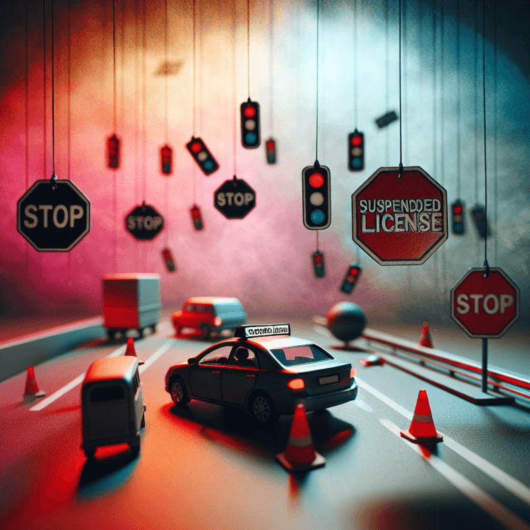 Circula cu permisul de conducere suspendat.