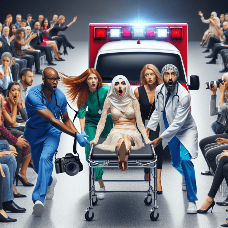 Incident cu cameră de filmat la show-ul de fashion. Spectatoare dusă la spital.