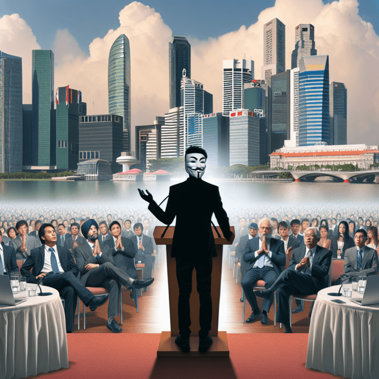 Moderatorul a intervenit la conferința din Singapore.