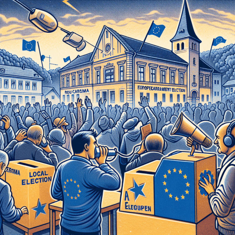 Țiganii din Ciurea își votează aleșii locali și reprezentanții în Parlamentul European.