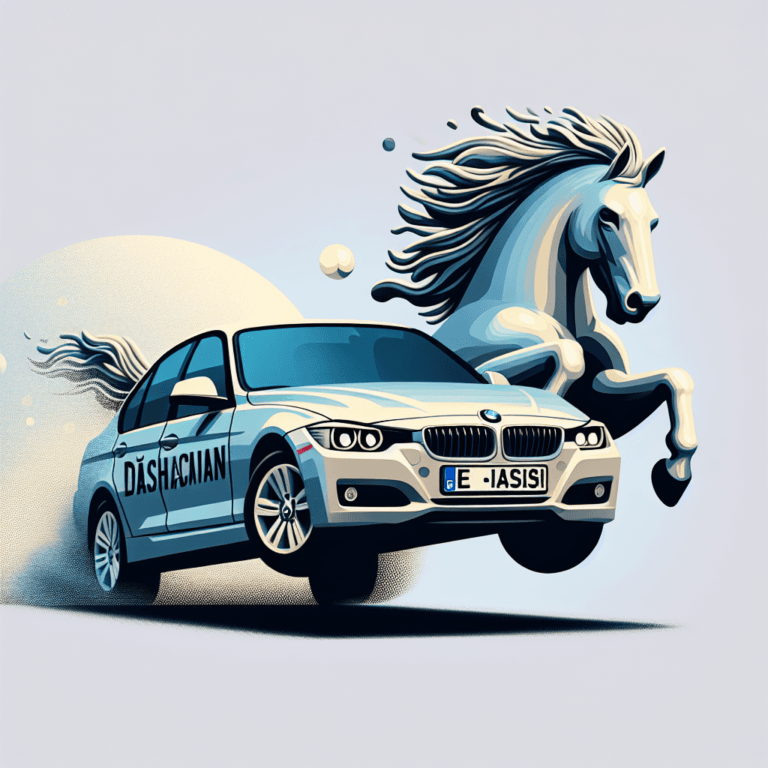 Un BMW cu numere de Iași alerga calul.
