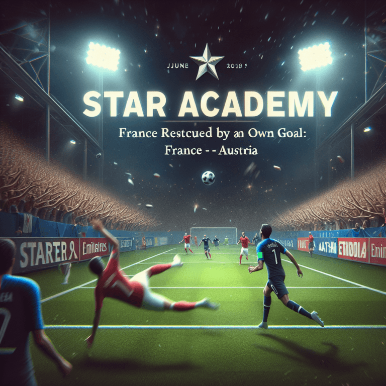 Academia vedetelor, salvată de un autogol: Franța 1-1 Austria.