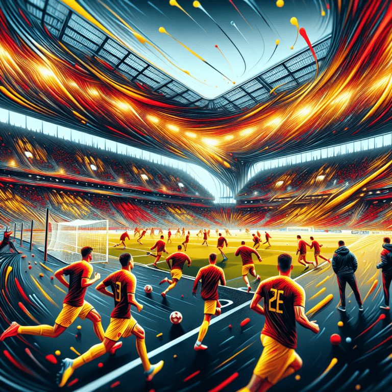 Echipa națională a României se pregătește pe stadionul din Köln.