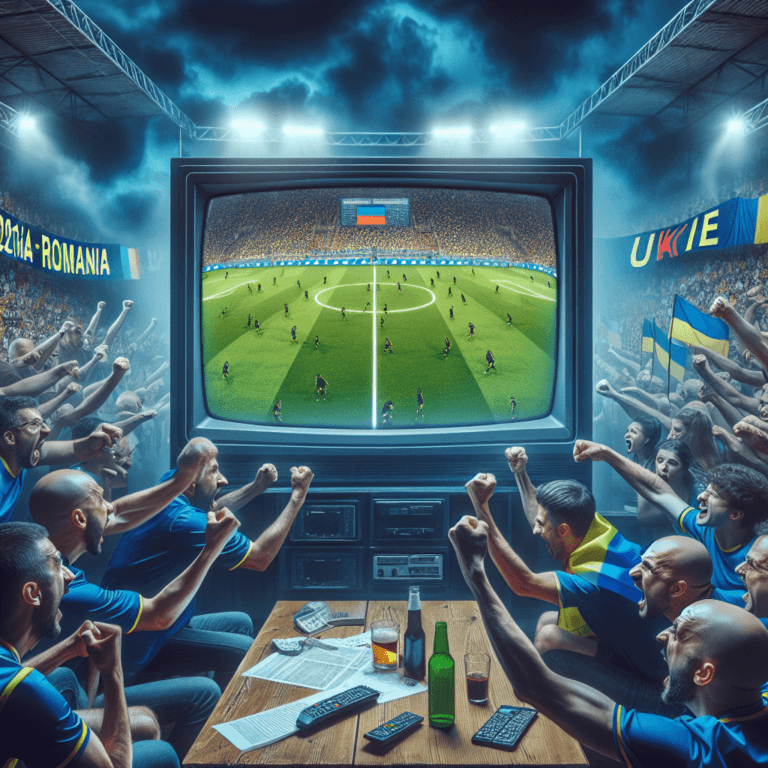 Euro 2024: Transmisiunea meciului România – Ucraina întreruptă în Ucraina. Fanii acuză Rusia.