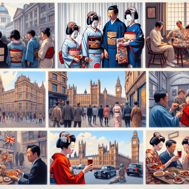 Familia regală a Japoniei vizitează Marea Britanie.