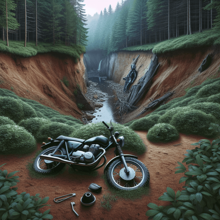 Motociclist dispărut în Parcul Ceahlău găsit mort în râpă.