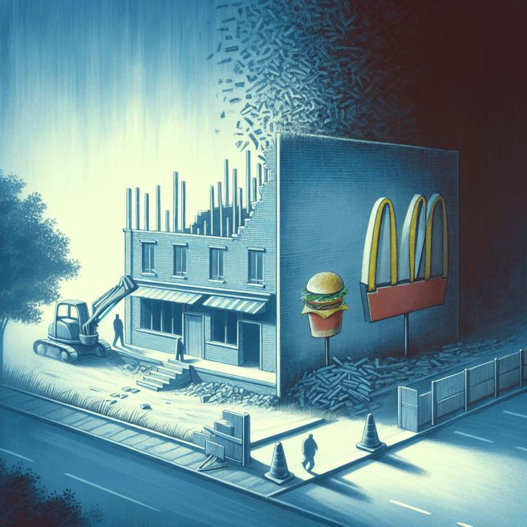 O clădire va fi demolată pentru a face loc restaurantului McDonald’s din Iași.