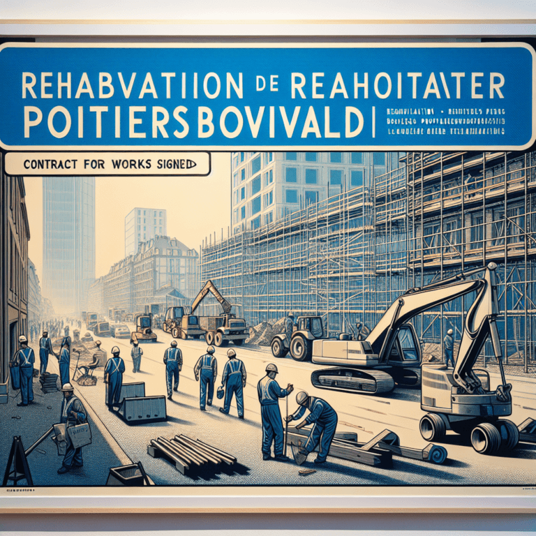 Va reabilita bulevardul Poitiers: semnat contractul de lucrări.