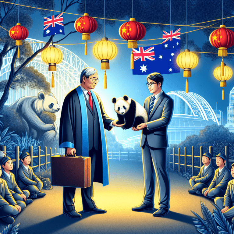 Vizita premierului chinez în Australia implică promisiunea unei perechi de panda pentru Zoo Adelaide.