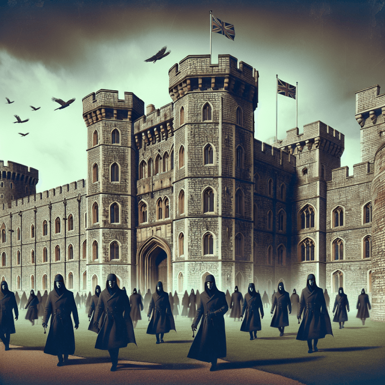 Bărbați mascați au pătruns în Castelul Windsor.