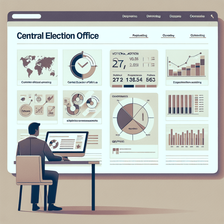 Prin intermediul site-ului web al Biroului Electoral Central.