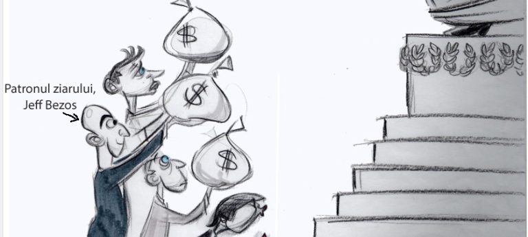 Caricaturistă de la Washington Post demisionează după refuzul publicării desenului.