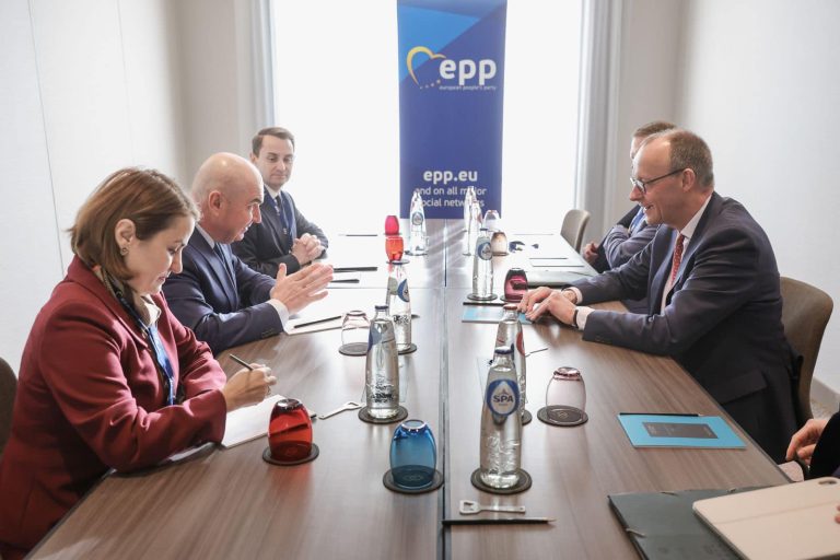 Bolojan, întâlnire cu Friedrich Merz: subiectele discutate