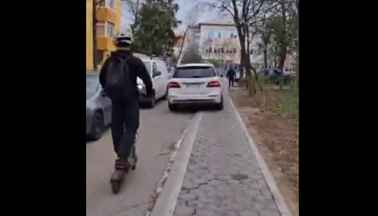 Nesimțire sau tupeu pe o stradă din Iași?