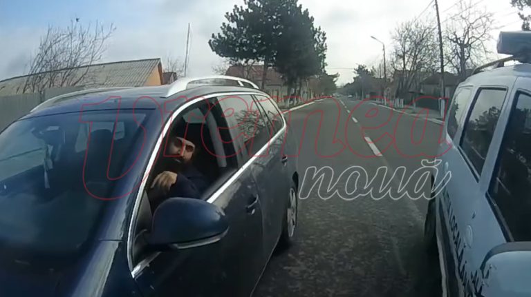 Călugăr prins fără permis și certându-se cu Poliția