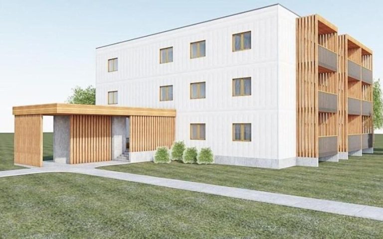 Estonia construiește locuințe cu buncăr pentru refugiați.