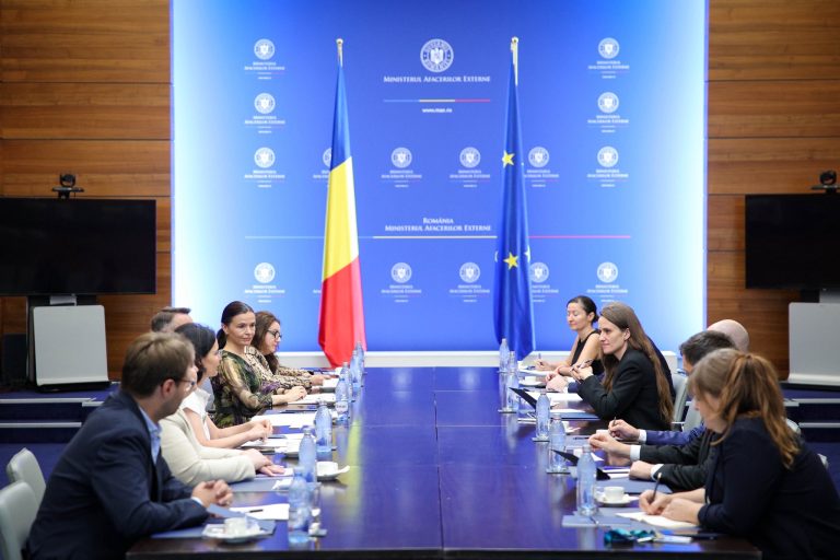 Oana Țoiu a avut o întâlnire cu AmCham România