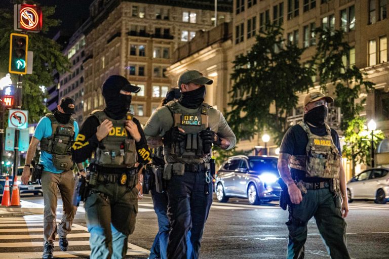 Proteste la Washington DC, agenţii opresc şoferii pentru controale