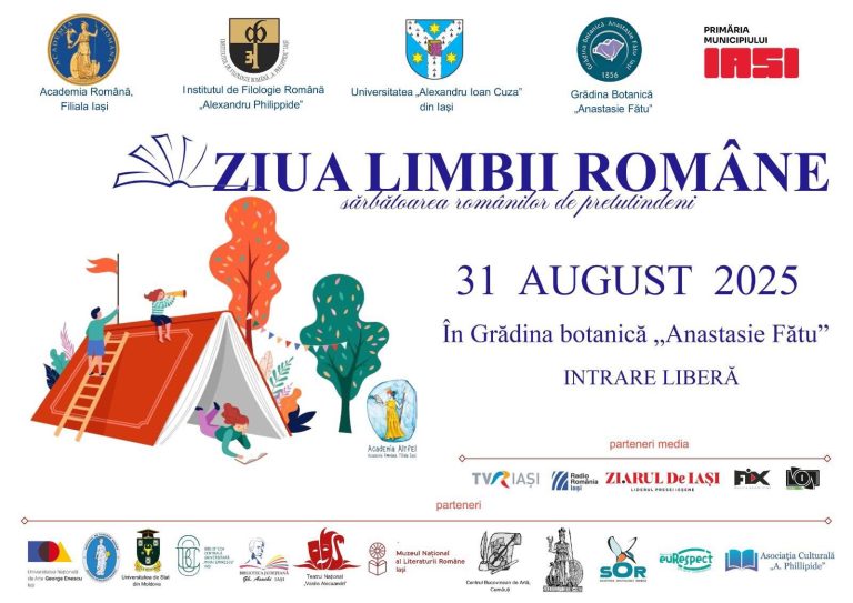 Ziua Limbii Române la Grădina Botanică Iași: artă, muzică, lecturi.