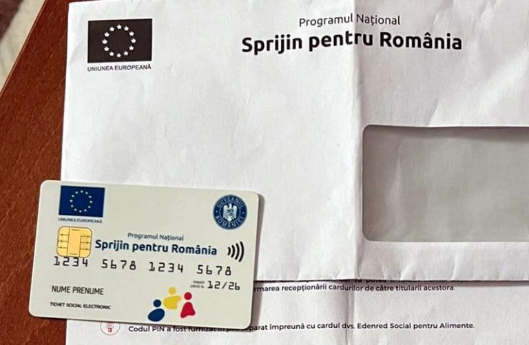 Cardurile sociale vor fi reîncărcate cu 250 de lei
