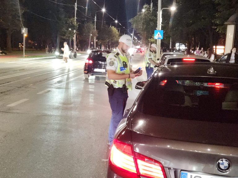 FOTO/VIDEO – Razie a Poliției Rutiere în Iași
