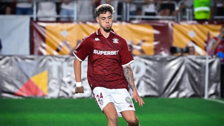 Recuperarea fundașului Andrei Borza, de la Rapid, decurge bine
