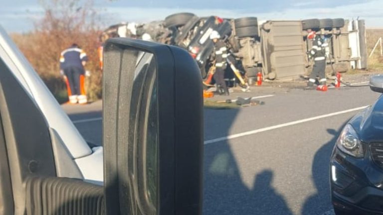 Trafic infernal spre Iași: Accident grav la Podu Iloaie