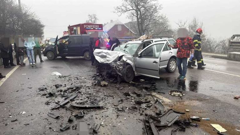 Accident grav cu șapte victime la Suceava