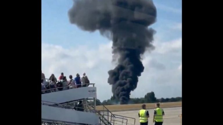 Un avion turcesc a luat foc și s-a prăbușit în Croația