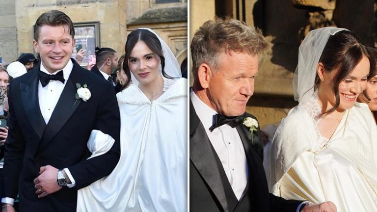 Fiica lui Gordon Ramsay s-a căsătorit în rochie de mireasă