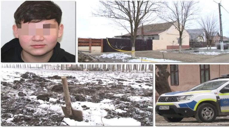 Crimă șocantă în județul Timiș. Un adolescent de 15 ani, ucis și îngropat în curtea unei case de către prietenii săi.