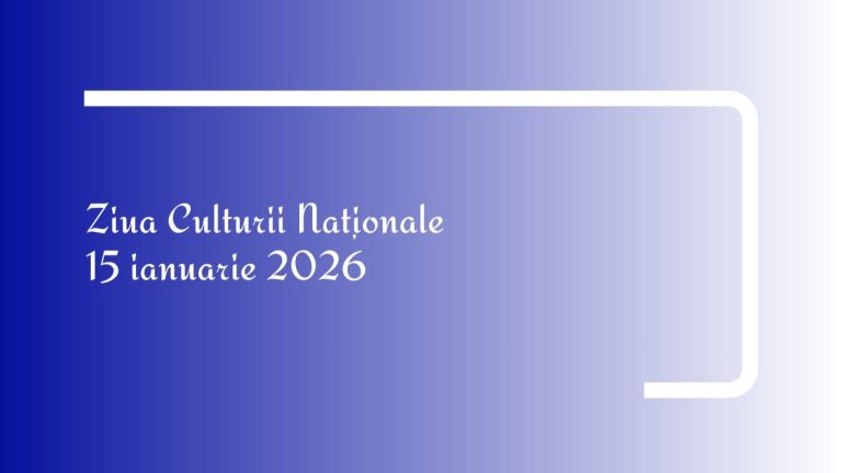 Ziua Culturii Naționale 2026 sărbătorită la Iași.