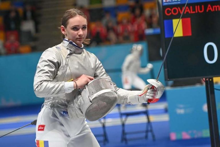 Scrimă: Amalia Covaliu a câștigat titlul de vicecampioană europeană la sabie pentru junioare