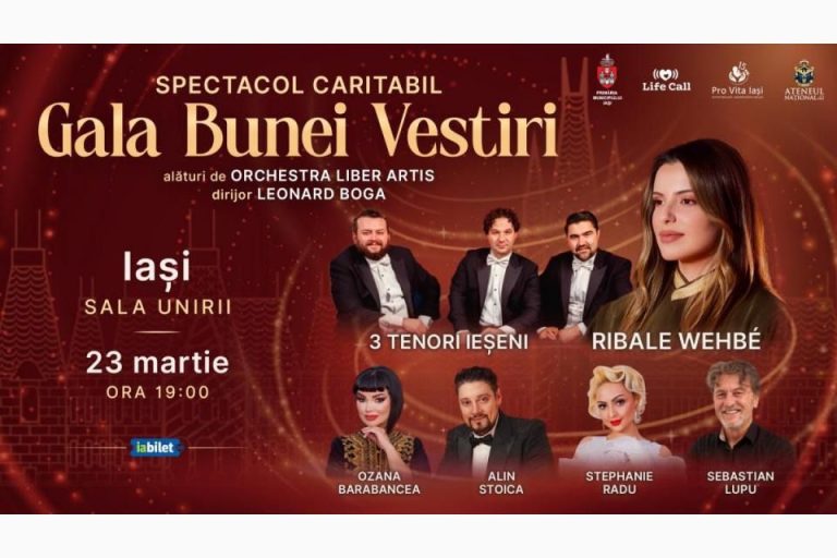 Gala Bunei Vestiri 2026 începe în luna martie cu un spectacol caritabil dedicat susținerii femeilor însărcinate în situații vulnerabile.