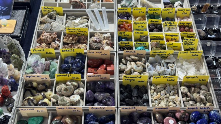 Mineral Expo la Palatul Culturii din Iași: pietre semiprețioase din mina Cavnic, Brazilia, India și Madagascar