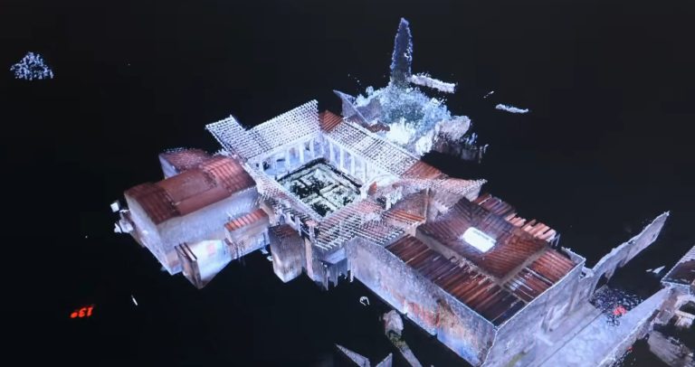 Pompei, cartografiat digital după opt luni de analize cu drone și radar. Informațiile vor ghida restaurările viitoare.