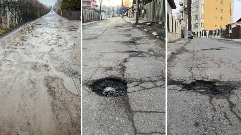 Viața la țară pe străzile din Iași: așa a hotărât Poliția Rutieră. Fondurile pentru asfaltare sunt disponibile de doi ani, dar licitațiile sunt programate pentru 2024, iar ieșenii de pe aceste străzi se confruntă în continuare cu noroi sau praf.