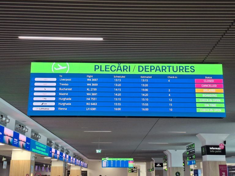 Zboruri anulate de pe Aeroportul Iași din cauza grevei din Italia. Numeroase curse afectate.