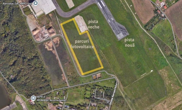 Independență energetică pentru Aeroportul Iași: al doilea parc fotovoltaic în cadrul aerogării. Investiția va fi „conectată la rețea” la începutul anului viitor.